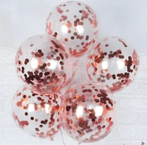 Clear & Pink Balloons
