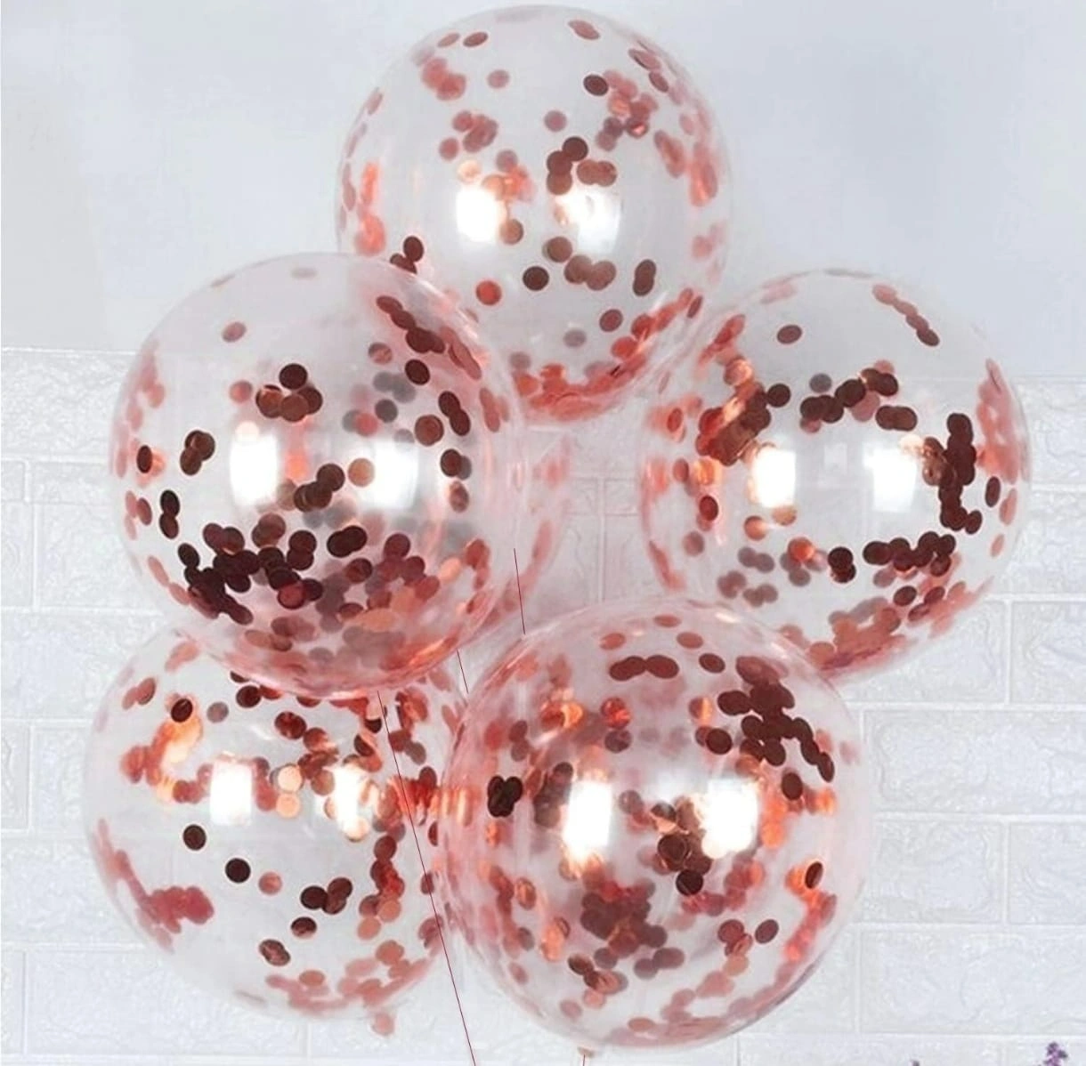 Clear & Pink Balloons