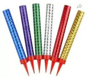 Multicolor Sparkling Candles