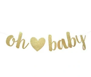 Oh Baby Golden Decor