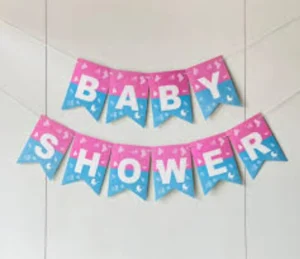 Baby Shower Paper Banner