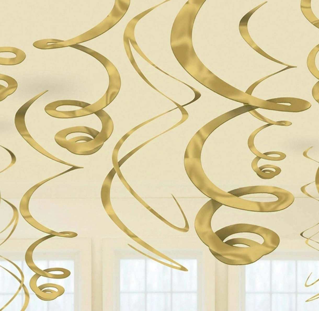 Curly Golden Hanging Decor