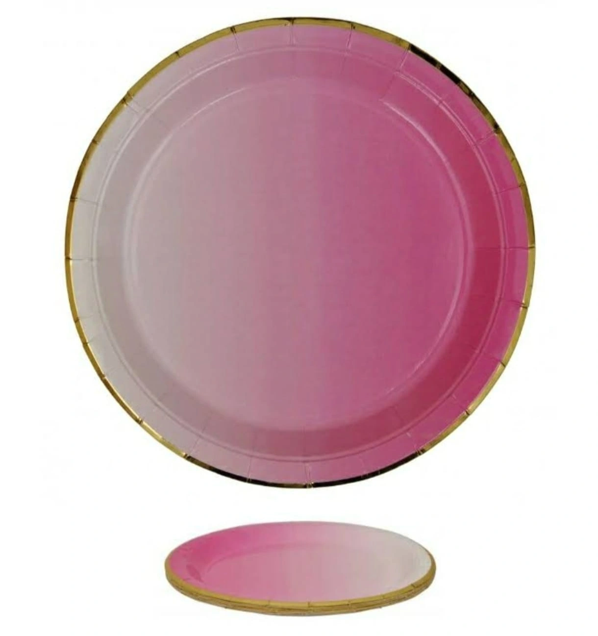 Pink & White Plate
