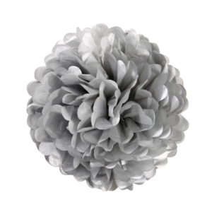 Silver Paper 12'' Pom Poms (Pack of 1)