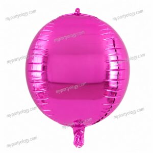 Metallic Pink 4D Orbz 22″ Foil Balloon