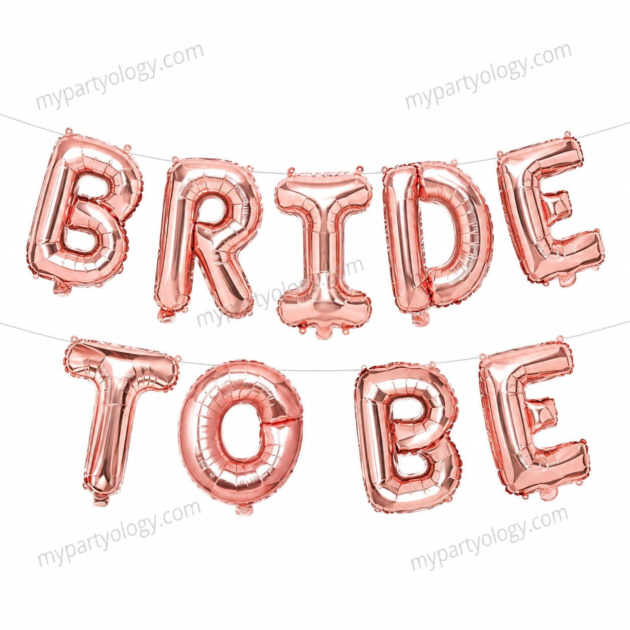 Bride To Be Rose Gold 16" Foil Balloon Banner