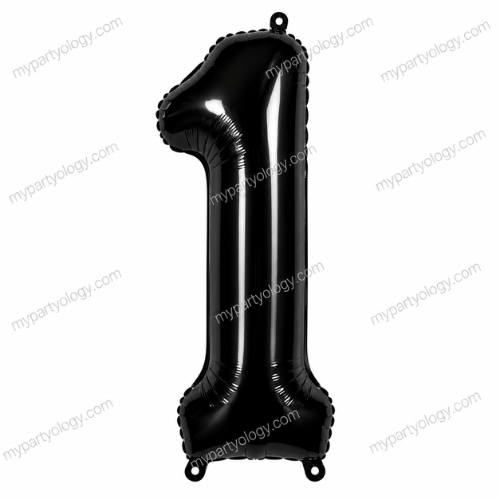 Black Number Balloons 0-9 (40 Inch) - Image 3