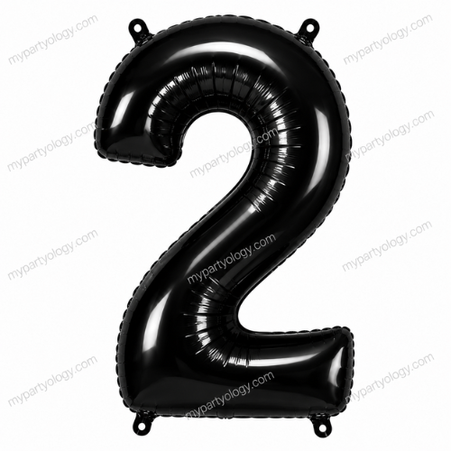 Black Number Balloons 0-9 (40 Inch) - Image 4