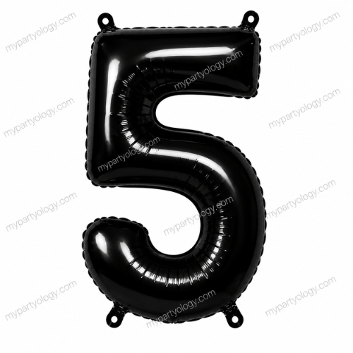 Black Number Balloons 0-9 (40 Inch) - Image 7