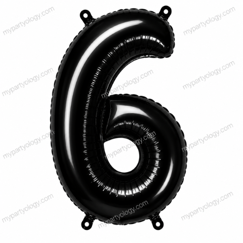 Black Number Balloons 0-9 (40 Inch) - Image 8