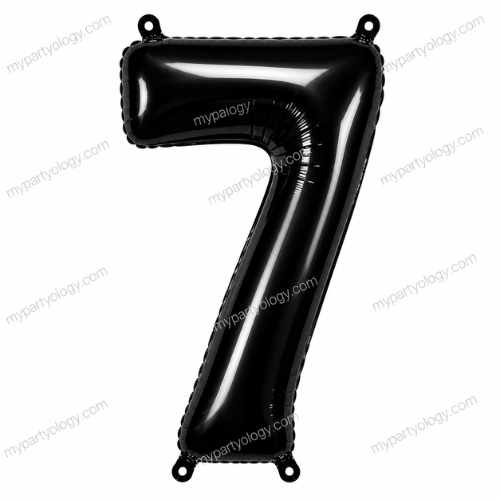 Black Number Balloons 0-9 (40 Inch) - Image 9