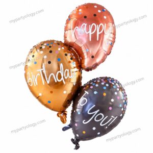 Happy Birthday to You Rose Gold, Gold & Black Joint 42'' Foil Balloon