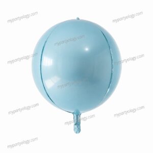 Light Blue 4D Orbz 22″ Foil Balloon