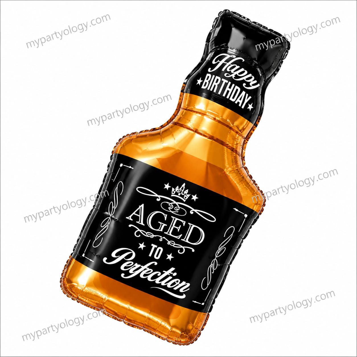 Happy Birthday Aged To Perfection Bourbon 32" Foil Balloon