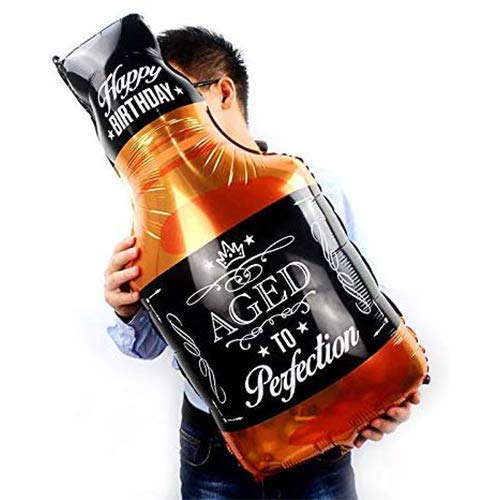 Happy Birthday Aged To Perfection Bourbon 32" Foil Balloon - Image 2