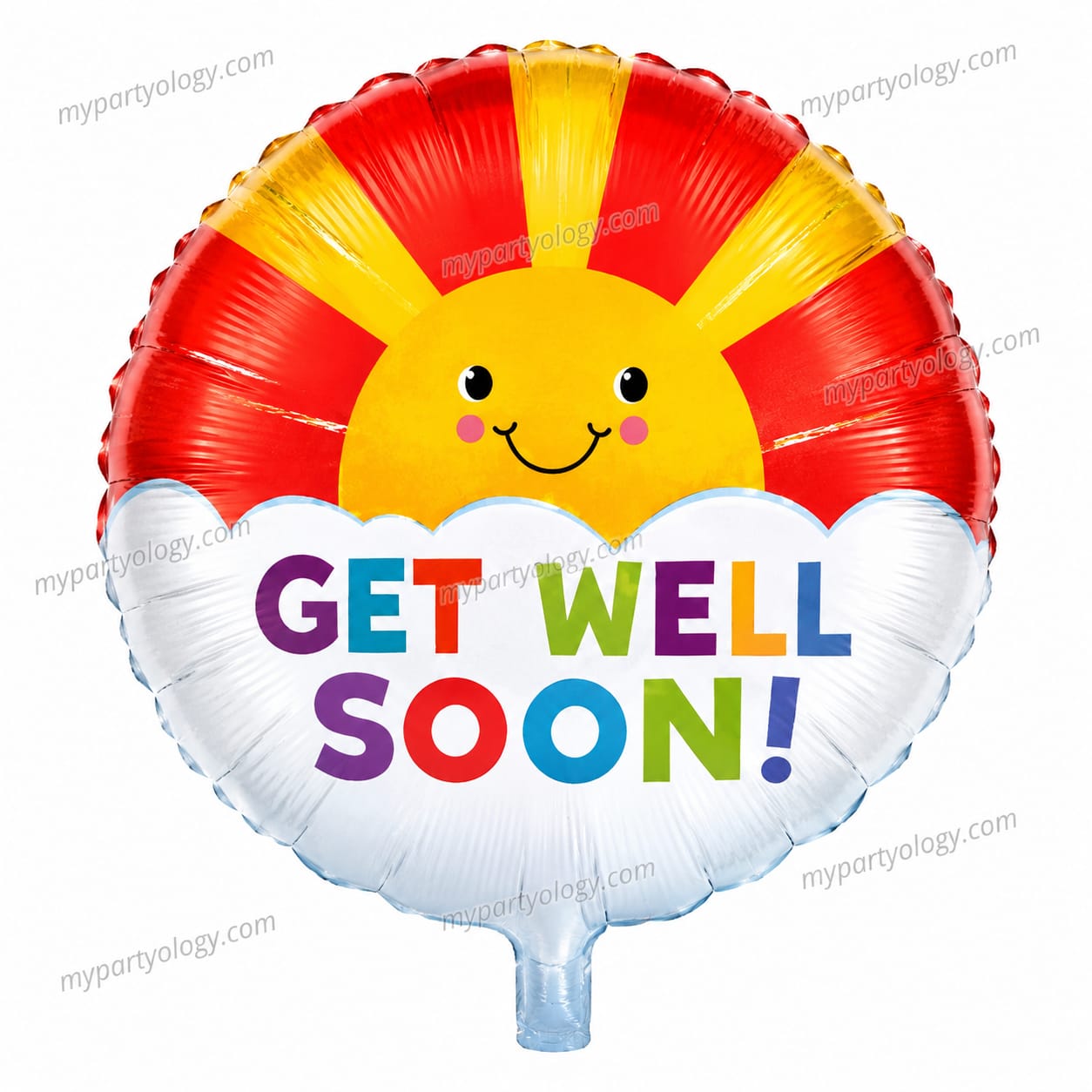 Get Well Soon Rising Sun 18'' Foil Balloon
