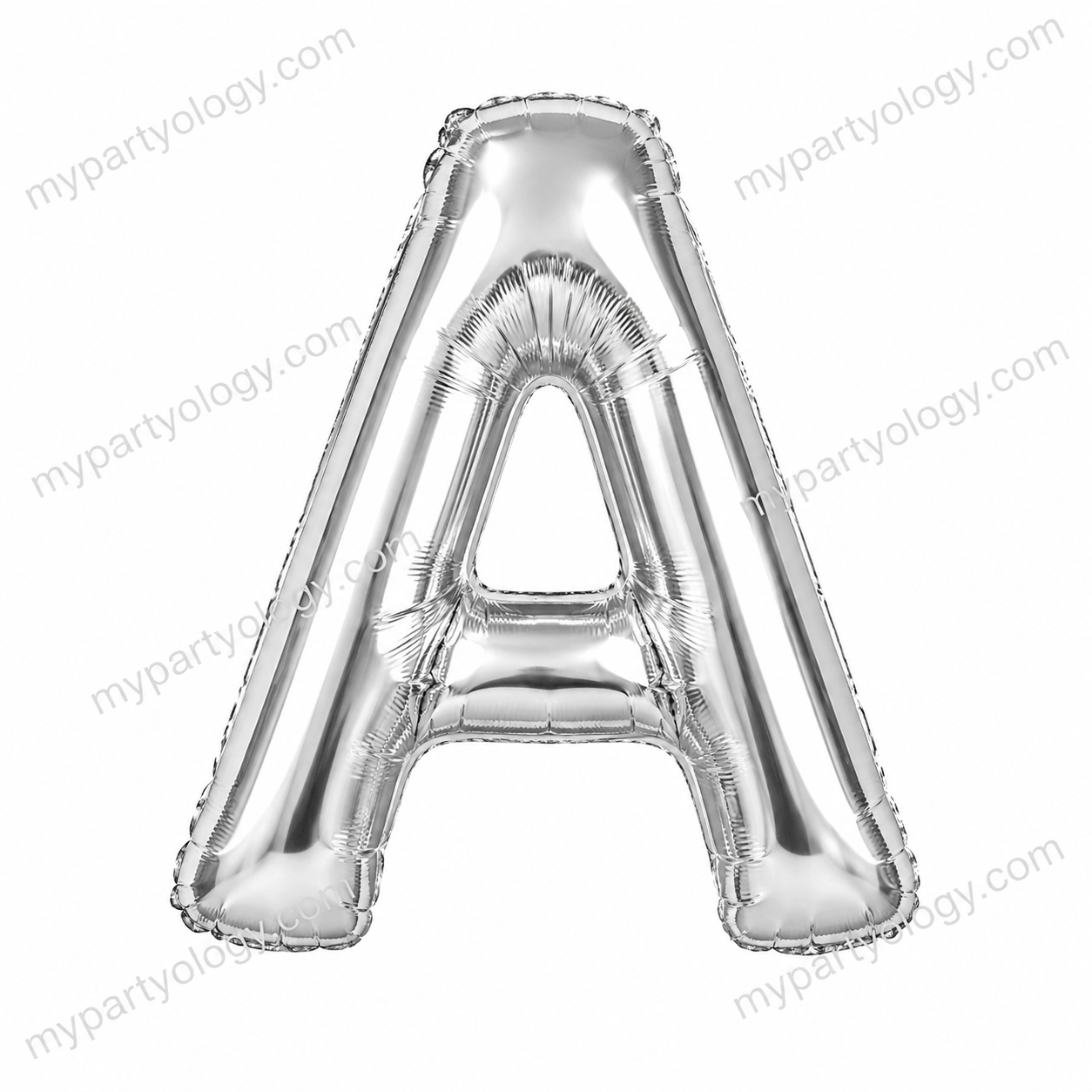Silver Alphabet Balloons A-Z (16 Inch) - Image 2