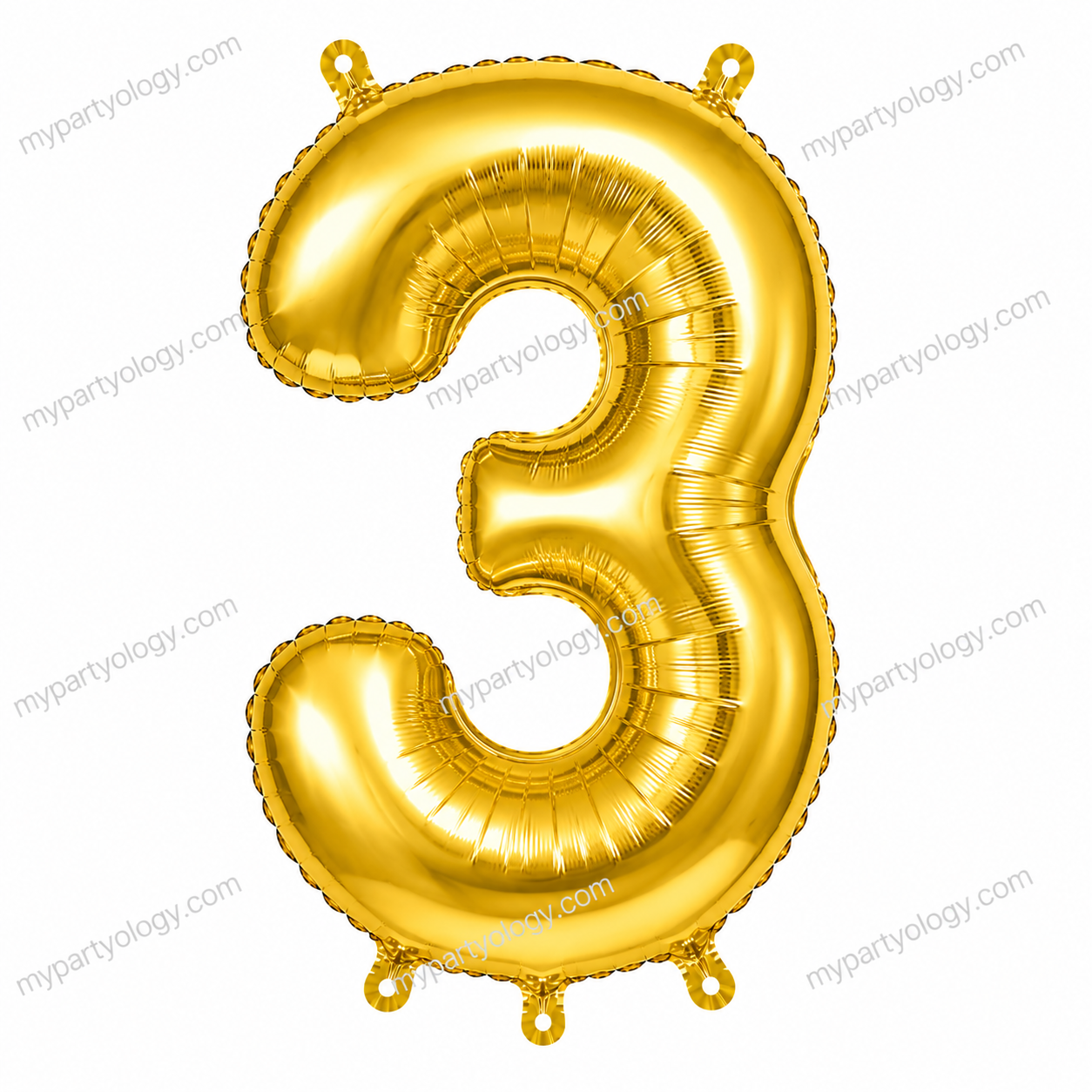Gold Number Balloons 0-9 (40 Inch) - Image 5