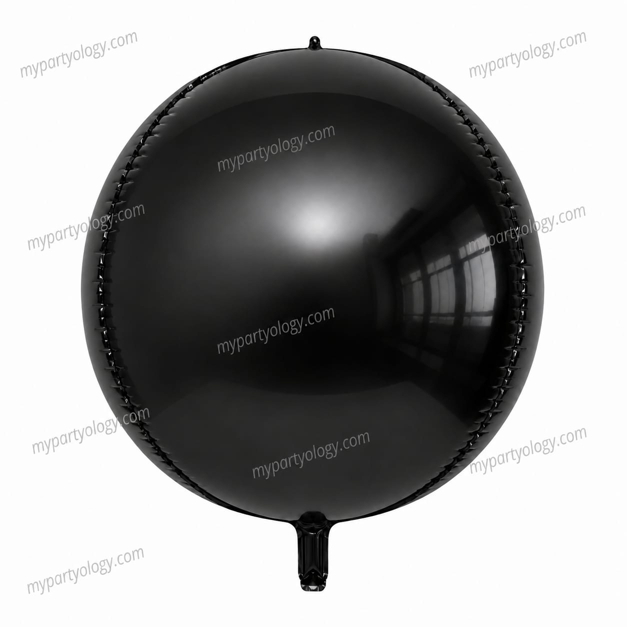 Black 4D Orbz 22'' Foil Balloon