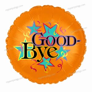Goodbye Stars & Streamers 18'' Foil Balloon (Anagram)