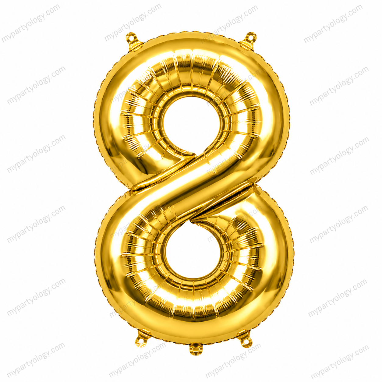 Gold Number Balloons 0-9 (40 Inch) - Image 10