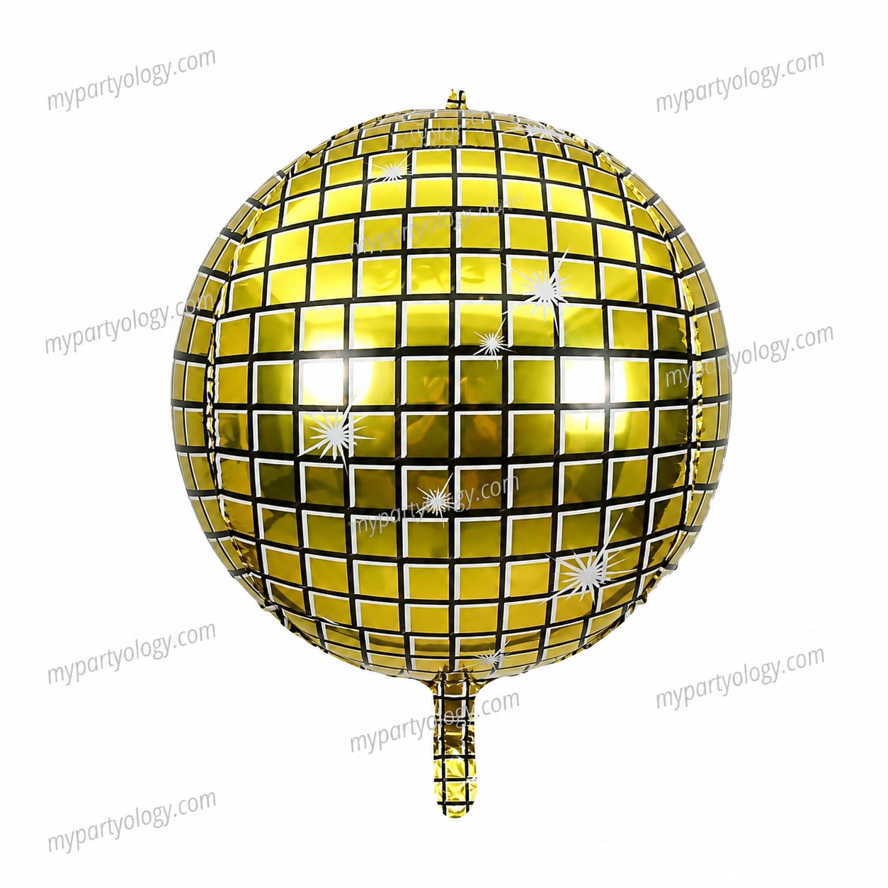 Gold 4D Disco Ball 22" Foil Balloon