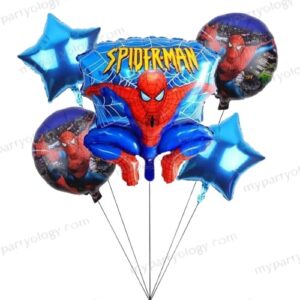 Spiderman Foil Balloon Set (Pack of 5)