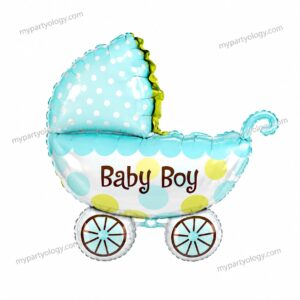 Baby Boy Pram 32" Foil Balloon