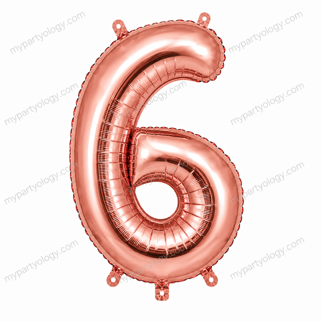 Rose Gold Number Balloons 0-9 (40 Inch) - Image 8