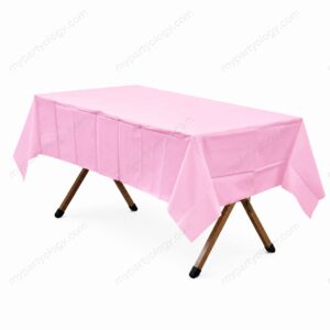 Pink Pastel Plastic Tablecover
