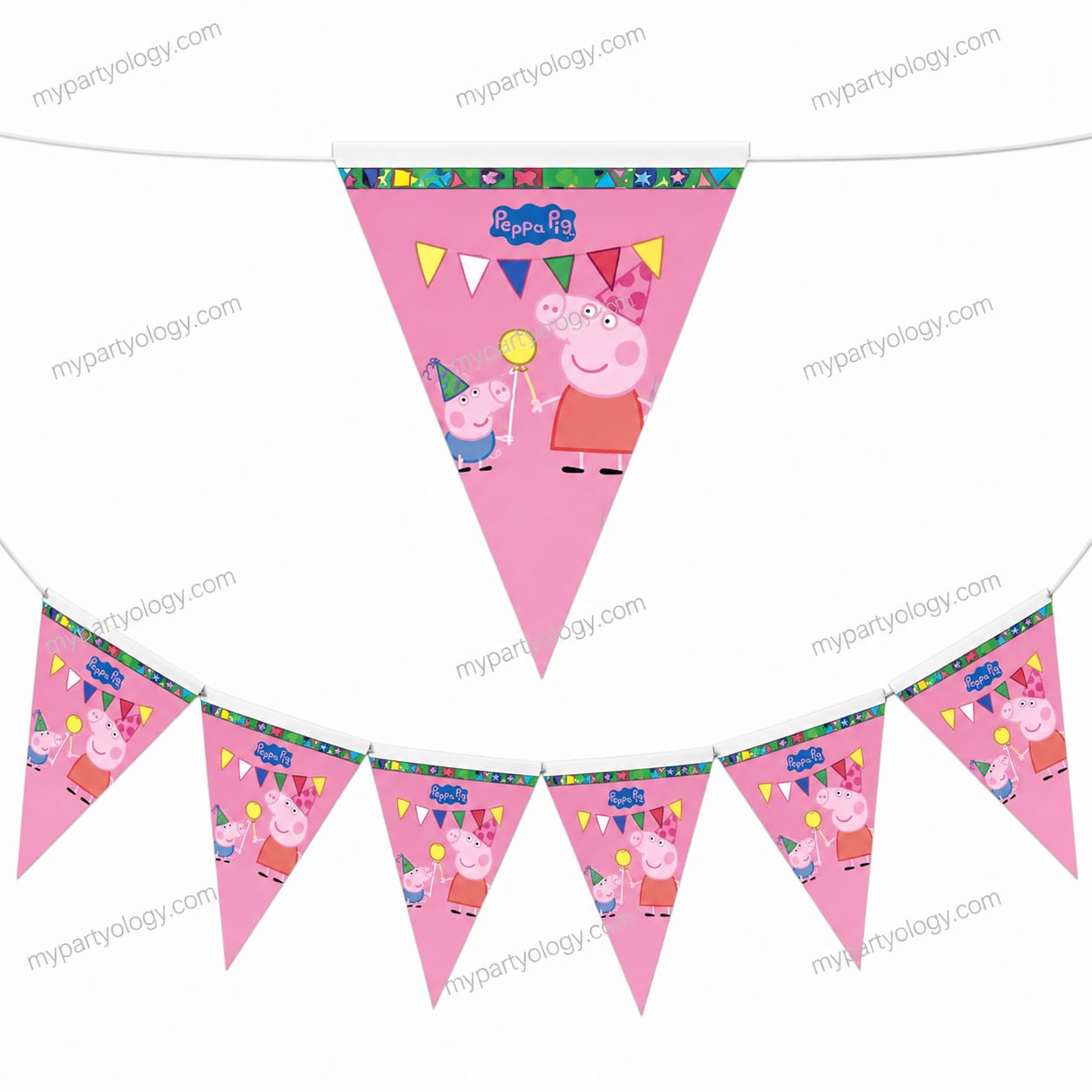 Peppa Pig 10ft Flag/Pennant Banner