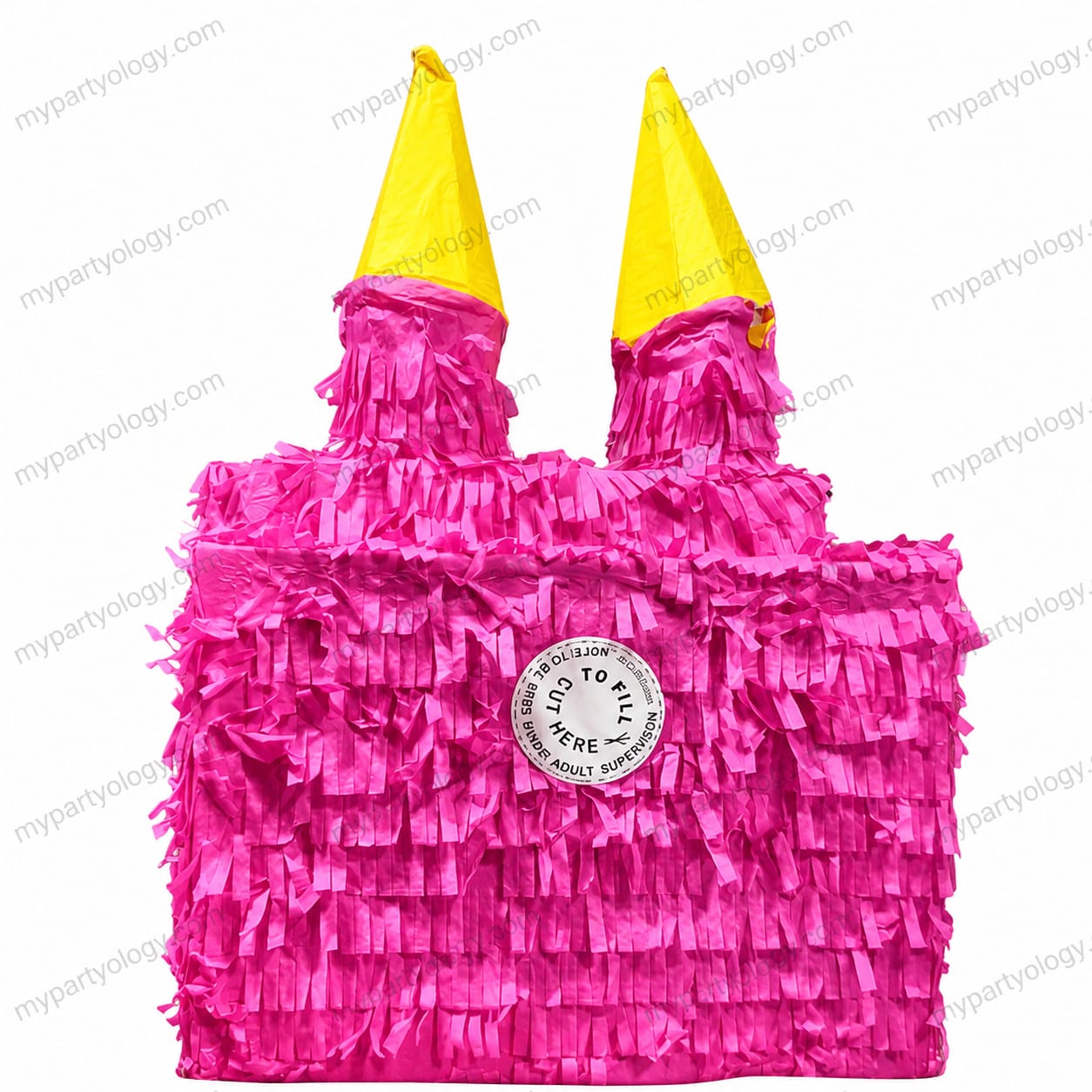 Pink Princess Castle Pinata - Image 5