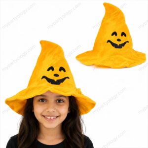 Witch Orange Felt Hat