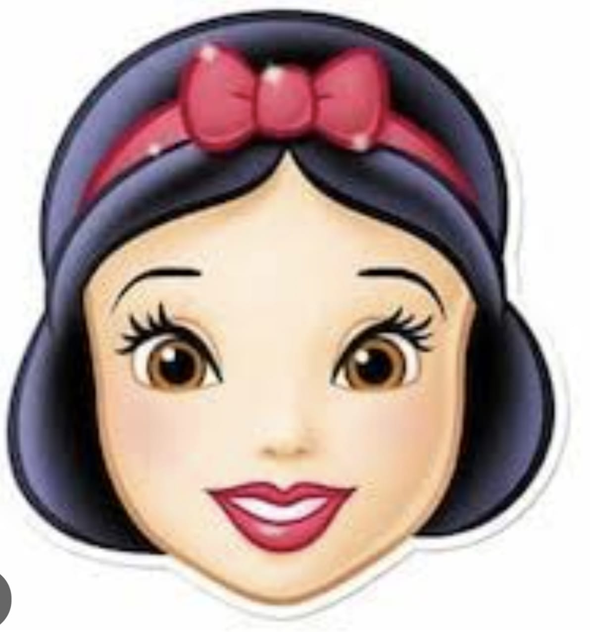 Princess Snow White Paper Mask (Pack of 10)
