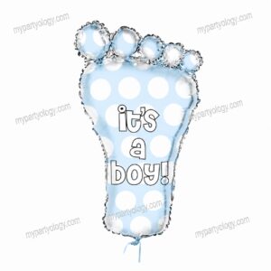 It's A Boy Giant 31'' Foil Balloon 1/pkt (Unique)