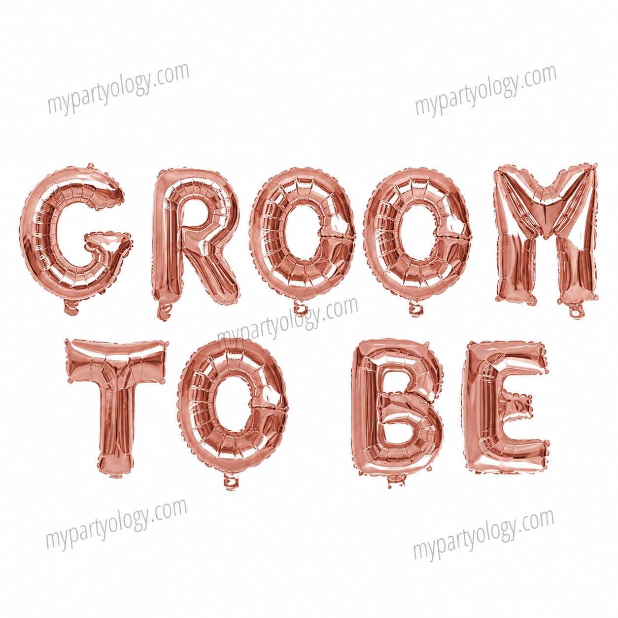 Groom To Be Rose Gold 16" Foil Balloon Banner