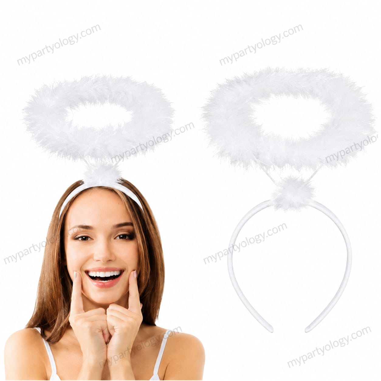 White Halo Headband