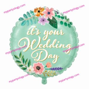 It's Your Wedding Day 18'' Foil Balloon (Anagram)
