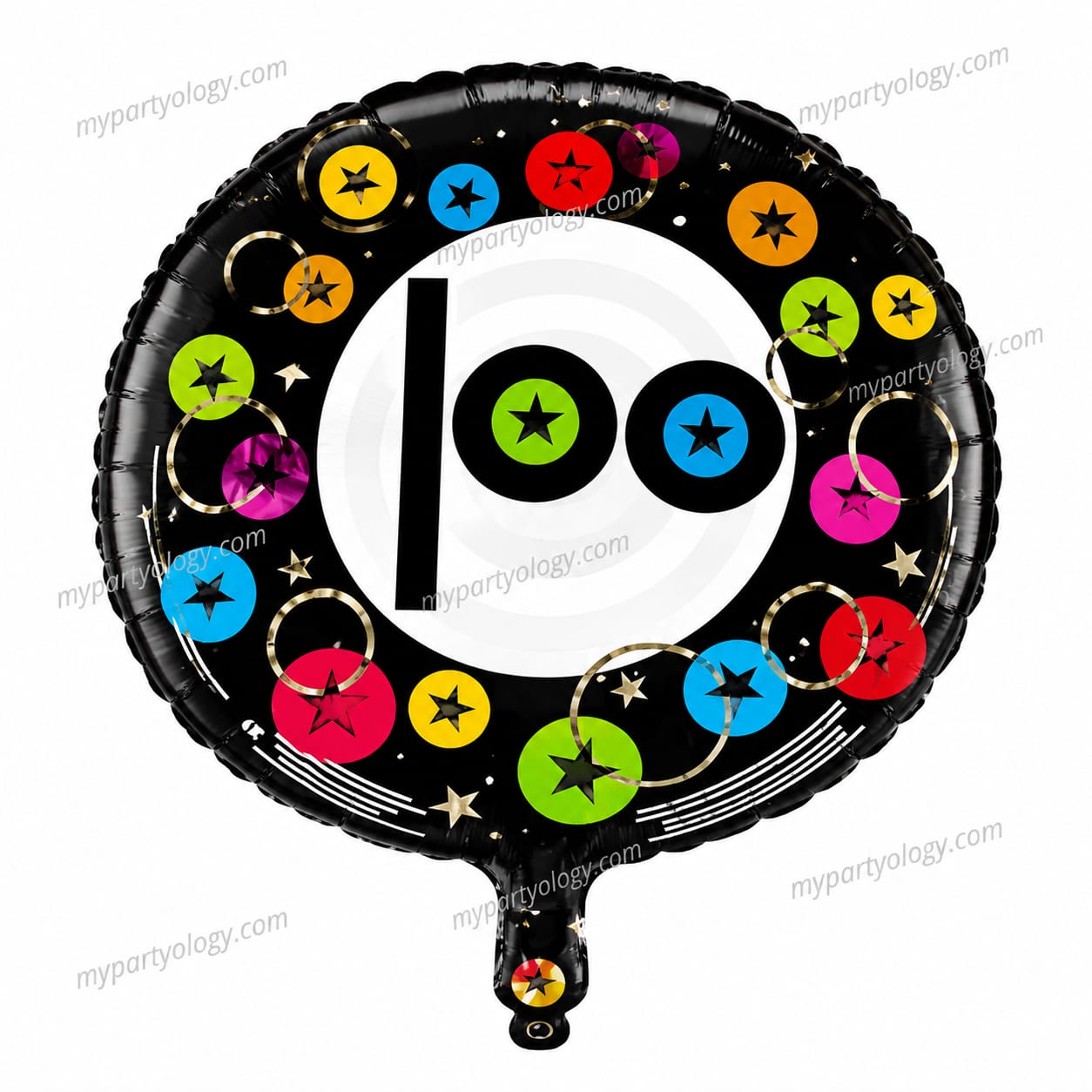 100th Birthday 18 inch Foil Balloon (Kalidoscope)