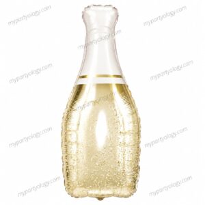 Gold Sparkle Champagne Bottle 36'' Foil Balloon