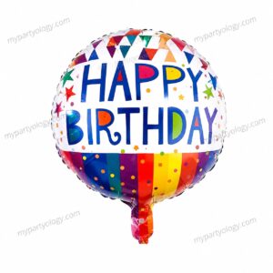 Happy Birthday Stars and Stripes 18" Foil Balloon