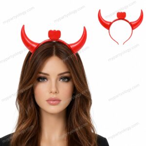 Red Plastic Devil Horns