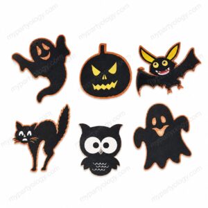 Halloween Paper Hanging Cut Outs (Pack of 6)