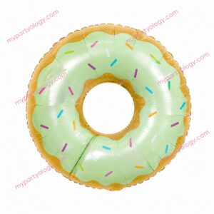 Donut Green 29'' Foil Balloon