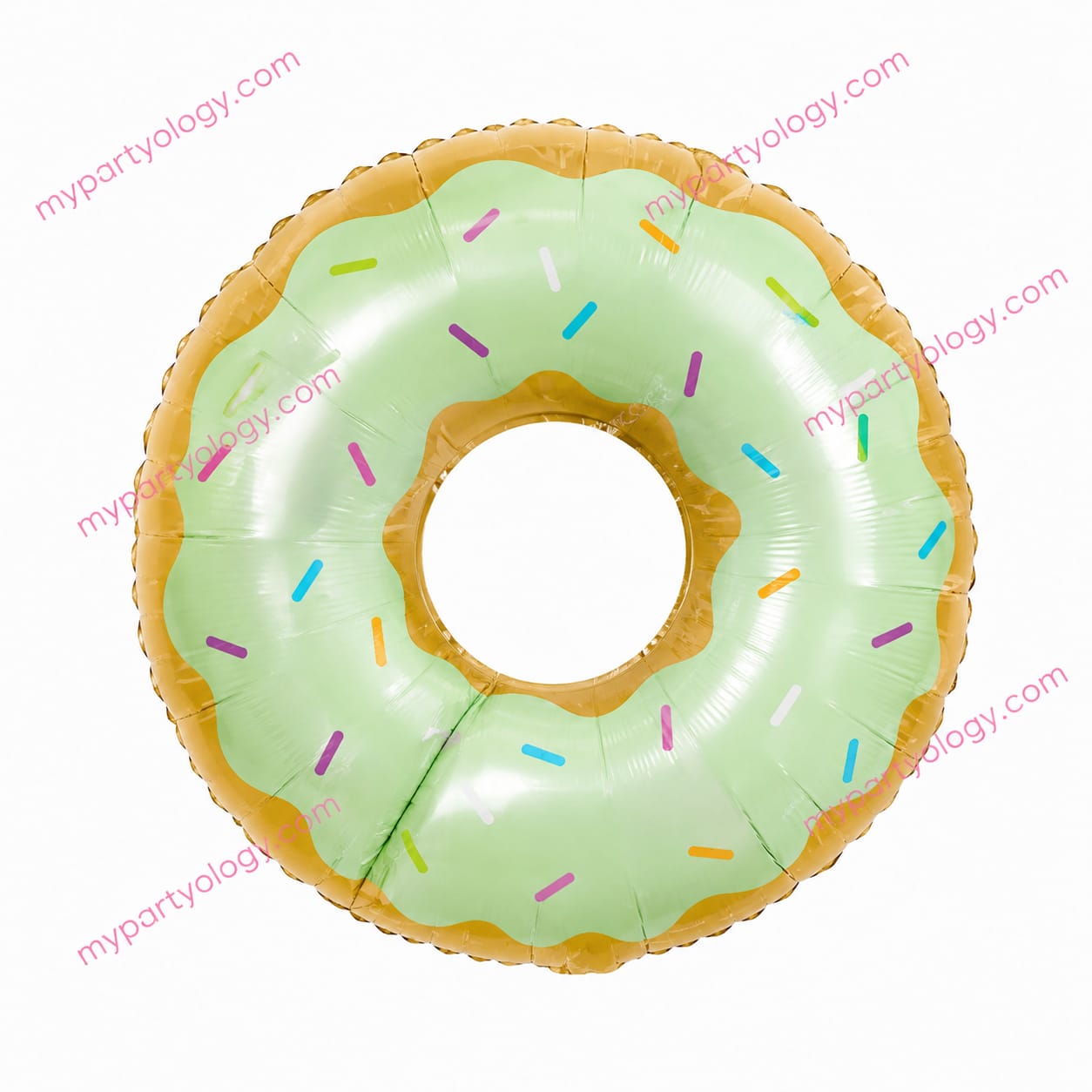 Donut Green 29'' Foil Balloon