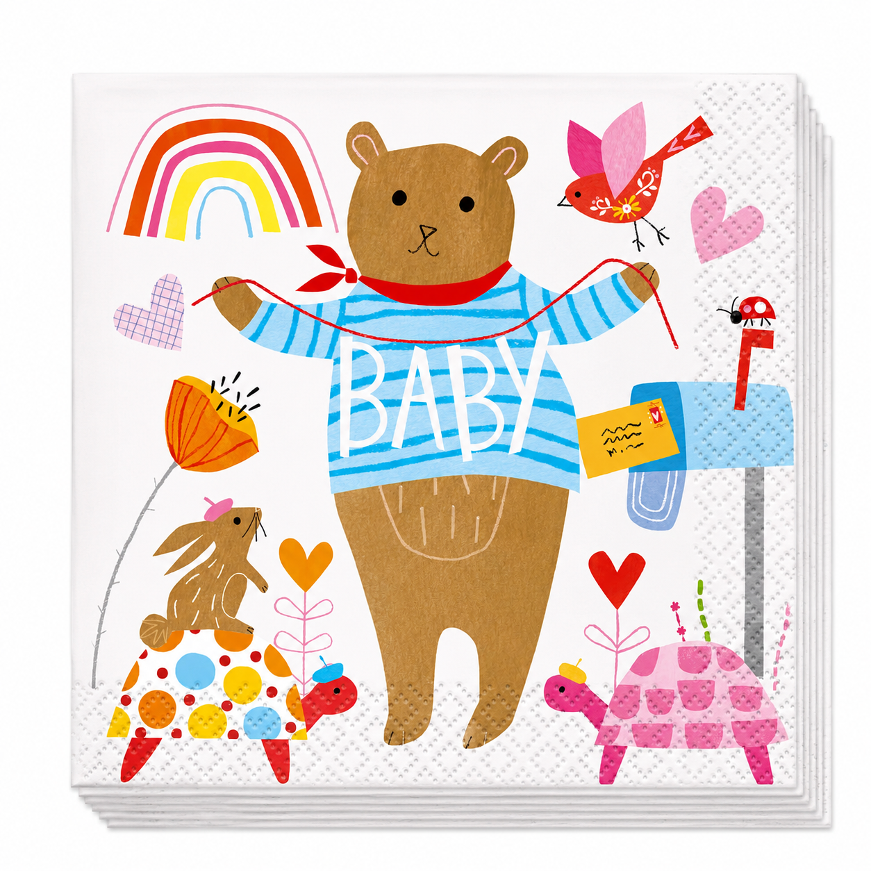 Zoo Baby Shower Beverage Napkins (Pack of 16)