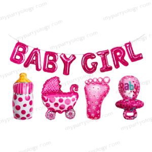 Baby Girl Cut Outs (Pack of 5)