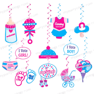 Baby Shower Swirls (Pack of 12)
