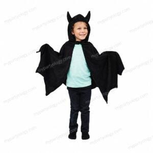 Black Horn Kids Cape
