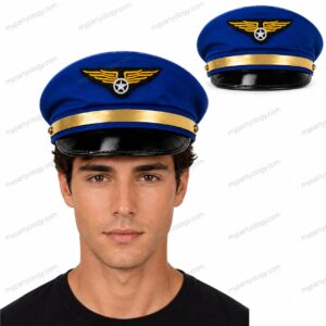 Pilot Blue & Gold Hat